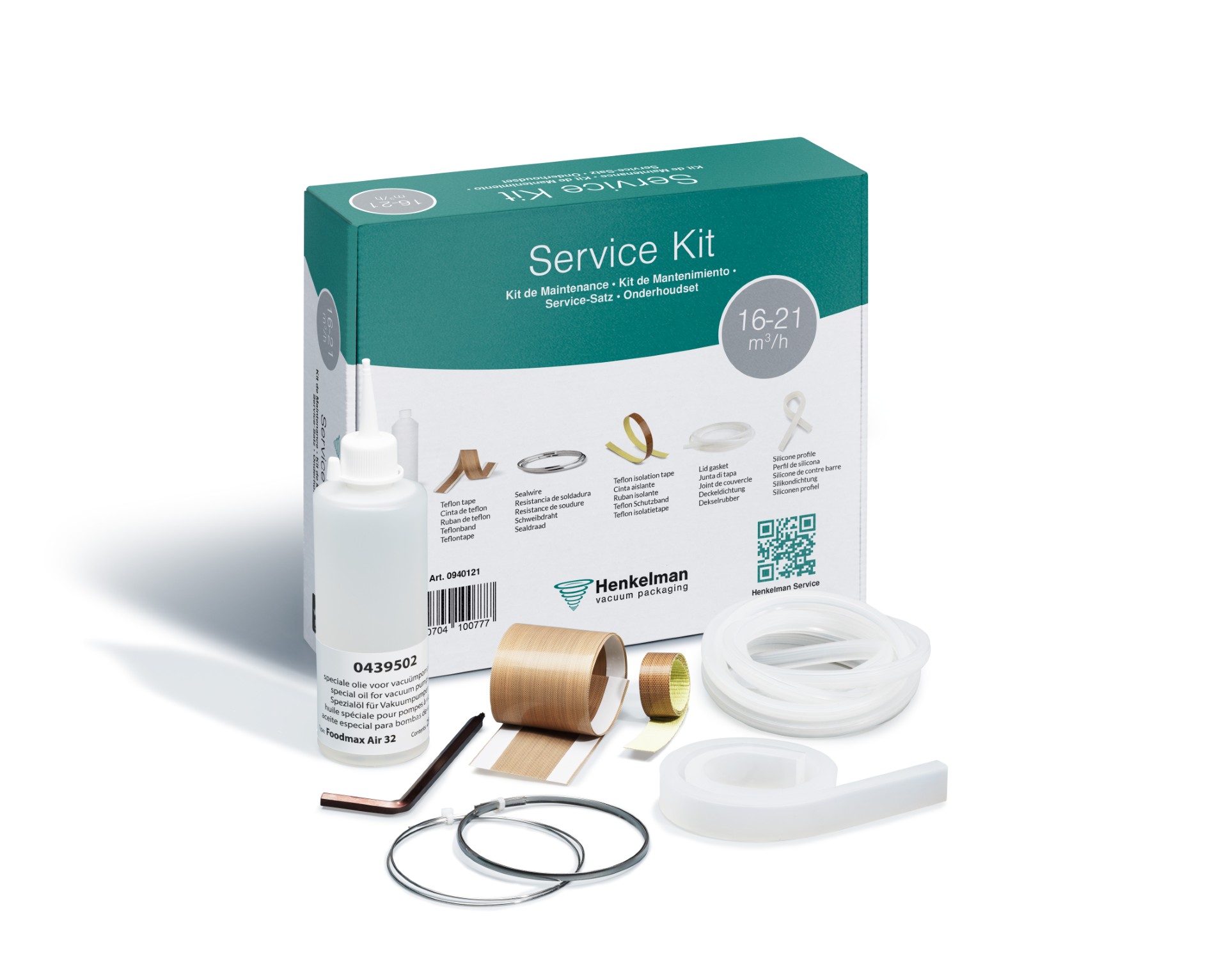 Service Kit for ARCTIC 11, CHINOOK 14 and CHINOOK 14+ Vacuum Packaging Machines