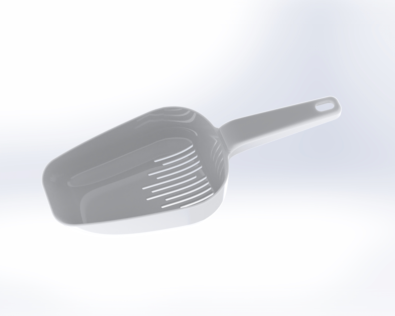 Plastic Scoop for Ice Machines