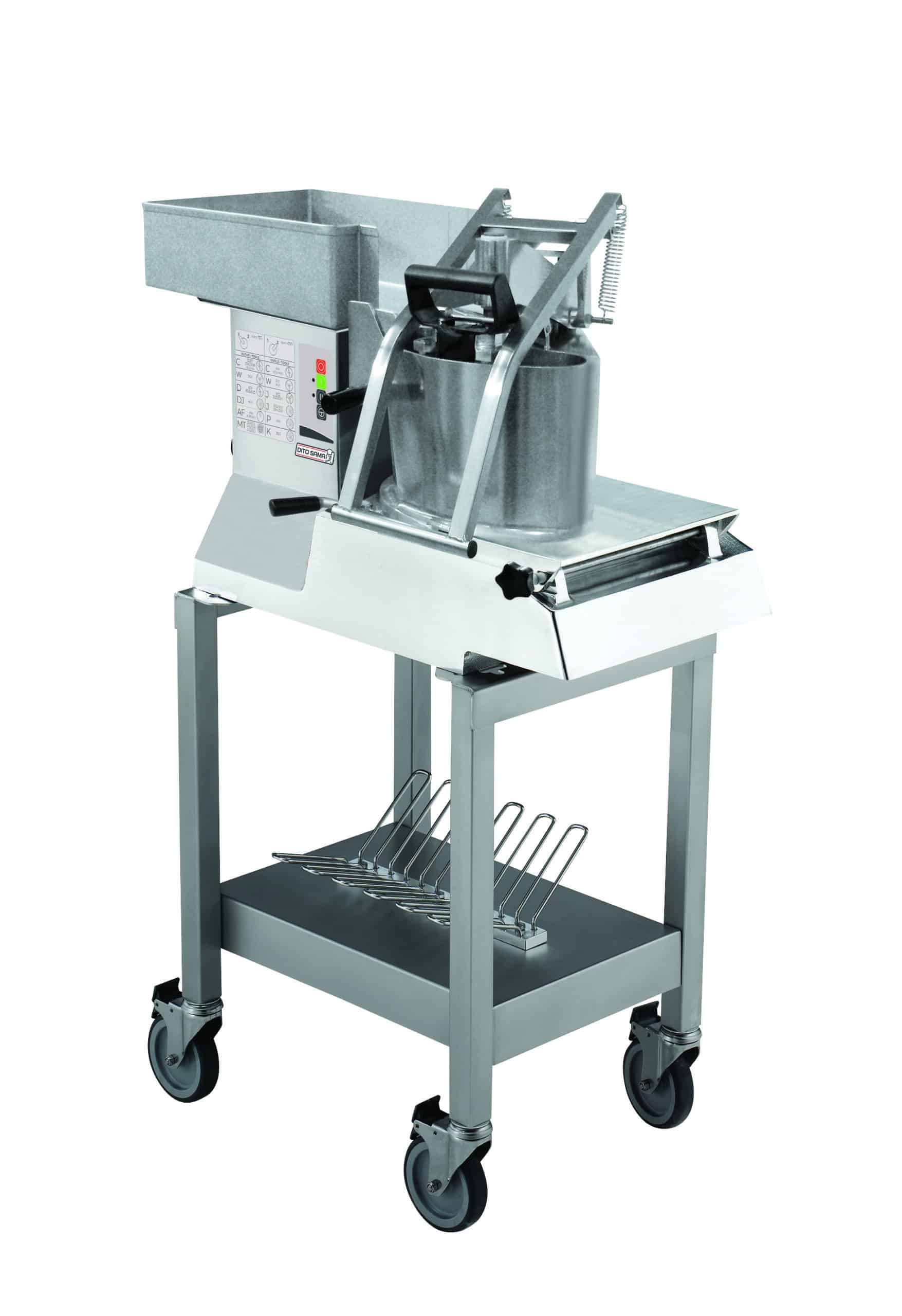 Vegetable Slicer high capacity, with lever hopper,