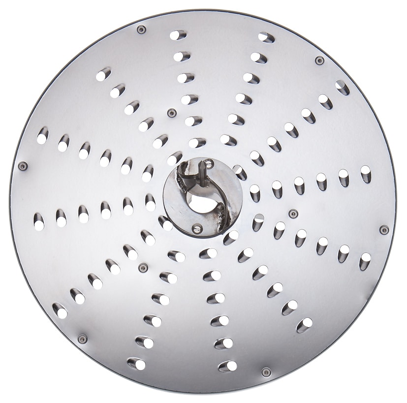 Stainless steel cabbage grating disc with central shaft for stem removal 7 mm ? to be combined with cabbage hopper