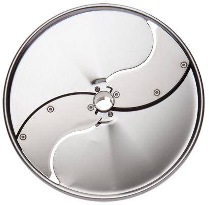 Stainless steel pressing/slicing disc with S-blades .6 mm (can be used for slicing or combined with grids)