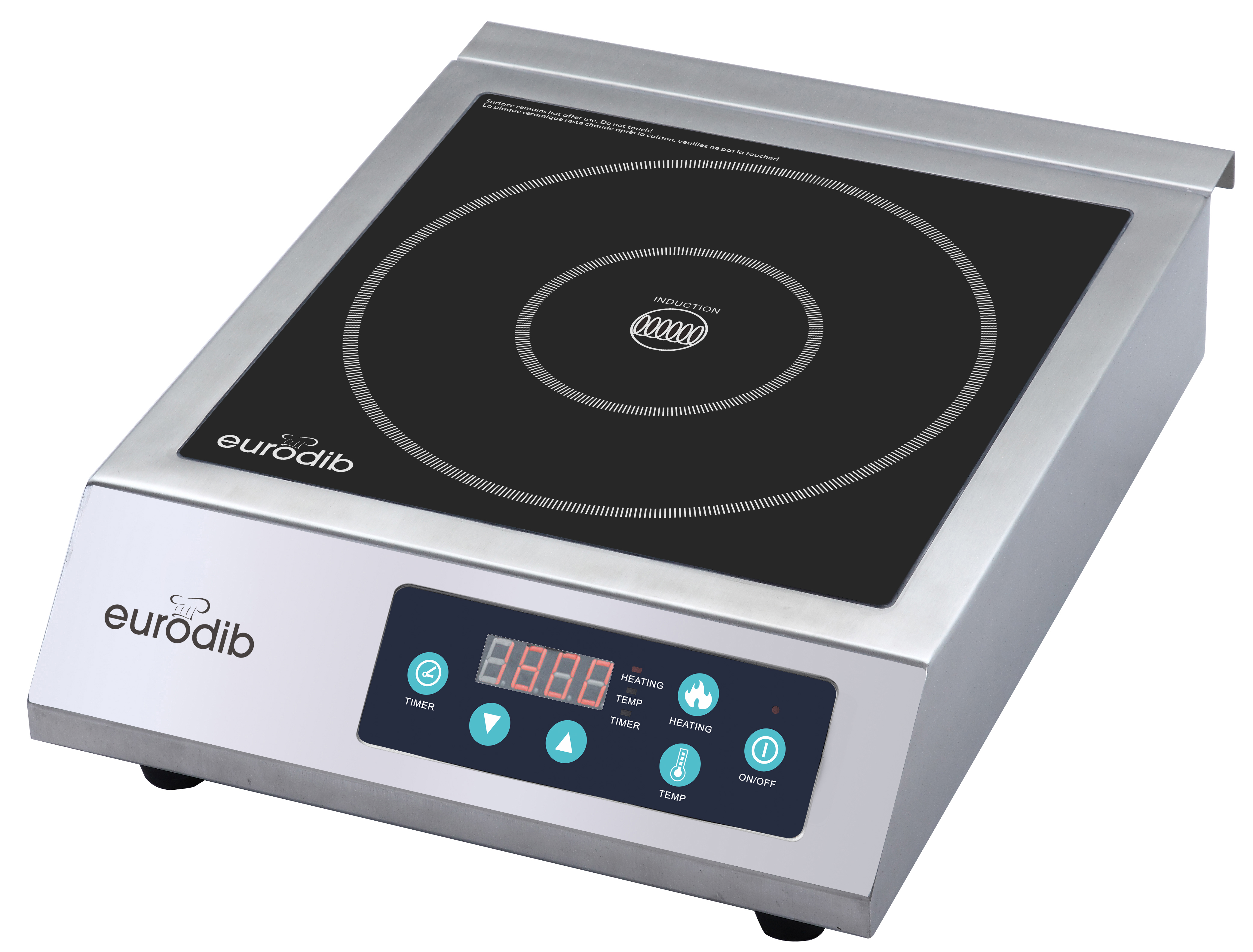 Eurodib CI3500 - Induction Range, electric, single burner, stainless steel body, 208-240V