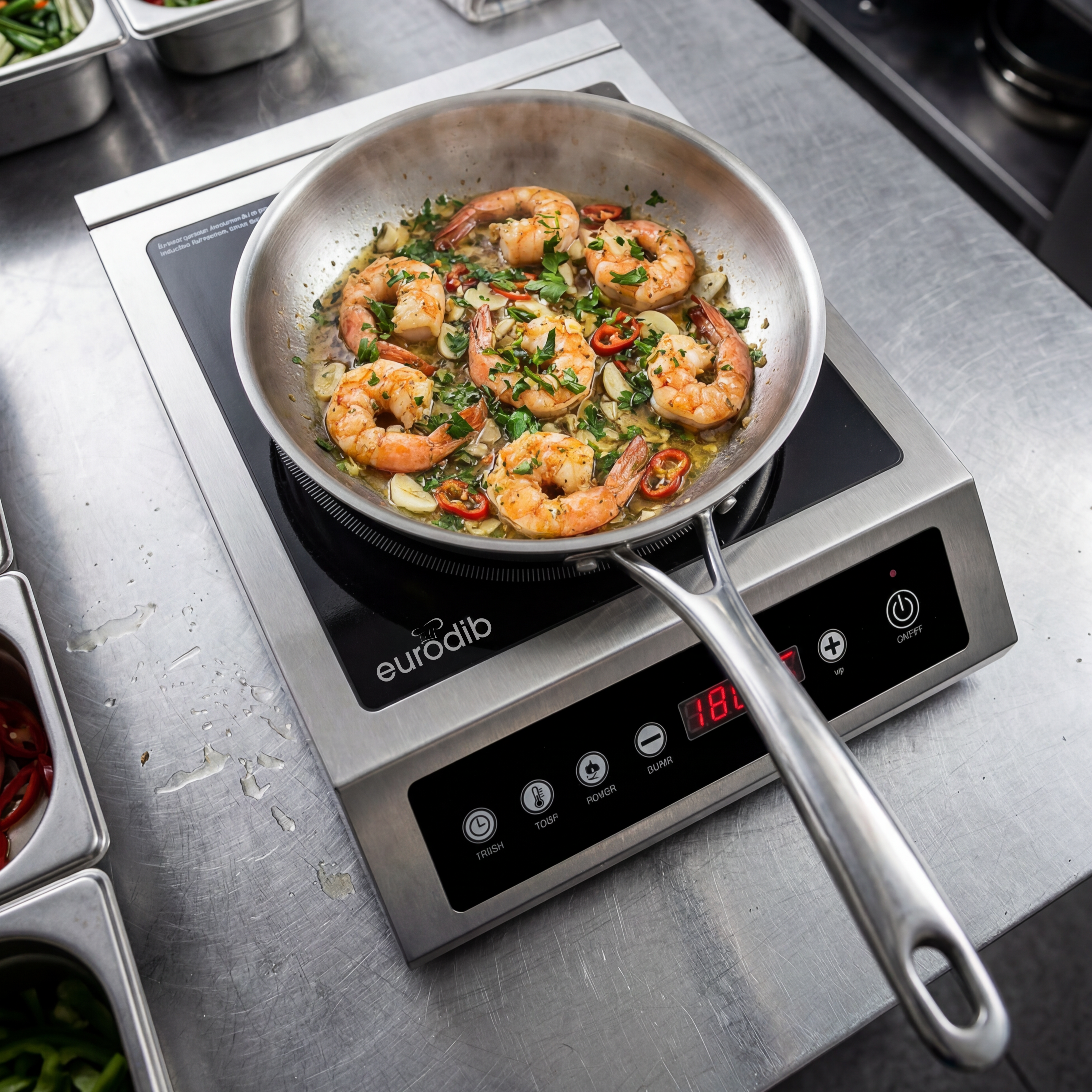 COMMERCIAL TOUCH SCREEN INDUCTION COOKER 120V / 1800 W - Image 3