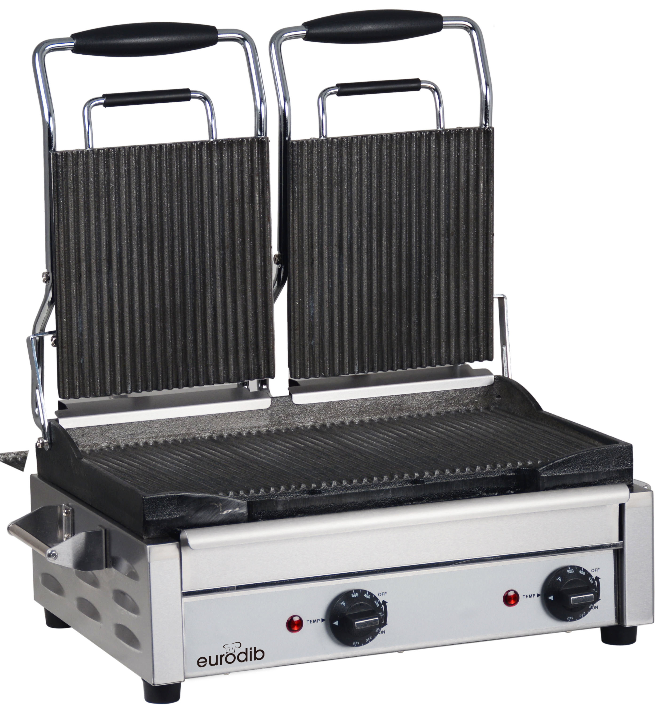 DOUBLE ALL RIBBED PANINI GRILL 240V - Image 2