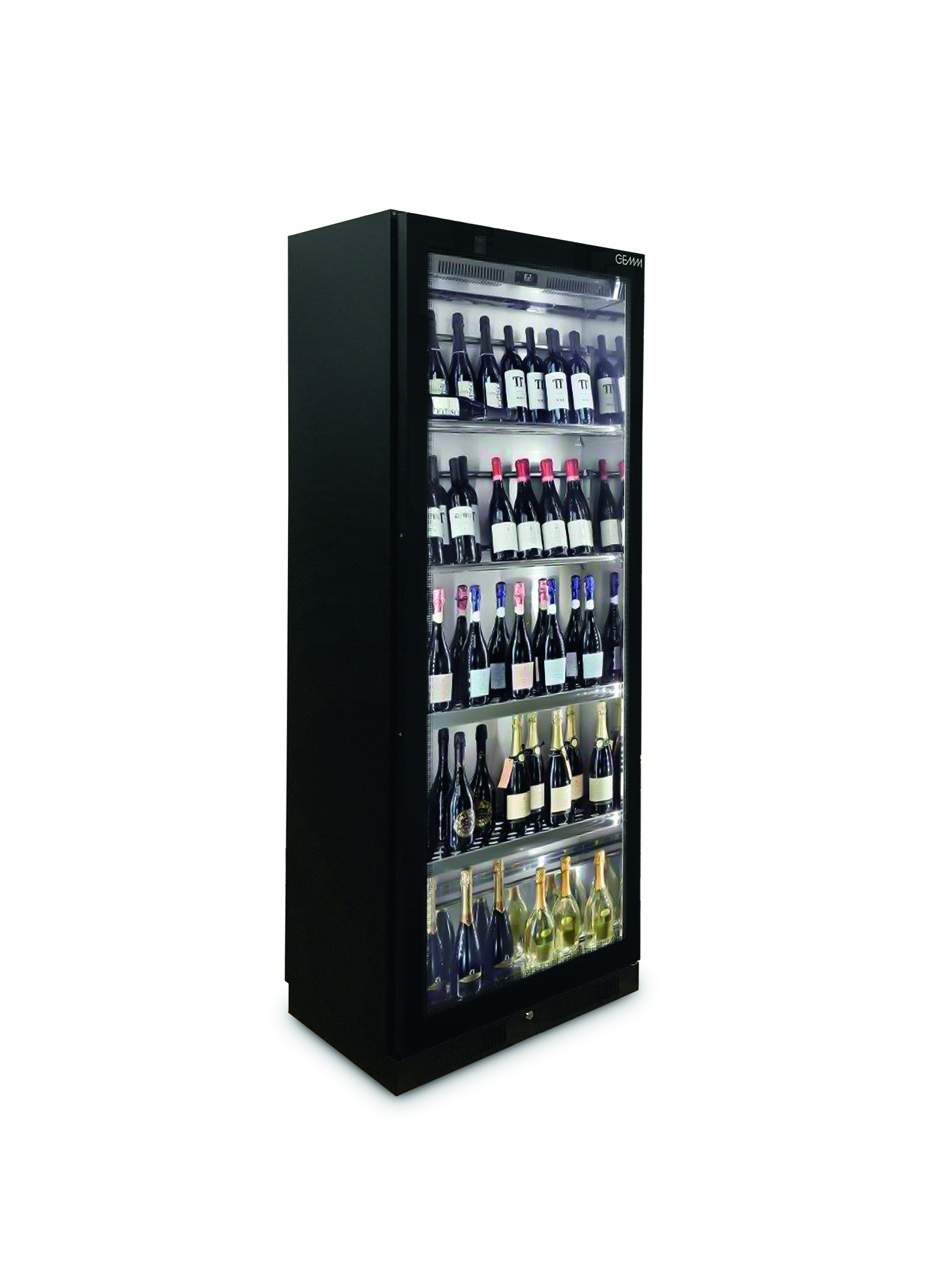 S/S WINE CABINET 104 BOTTLES STATIC/VENTILATED COOLING - Image 2