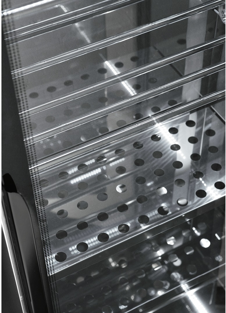 S/S WINE CABINET 176 BOTTLES STATIC/VENTILATED COOLING - Image 3