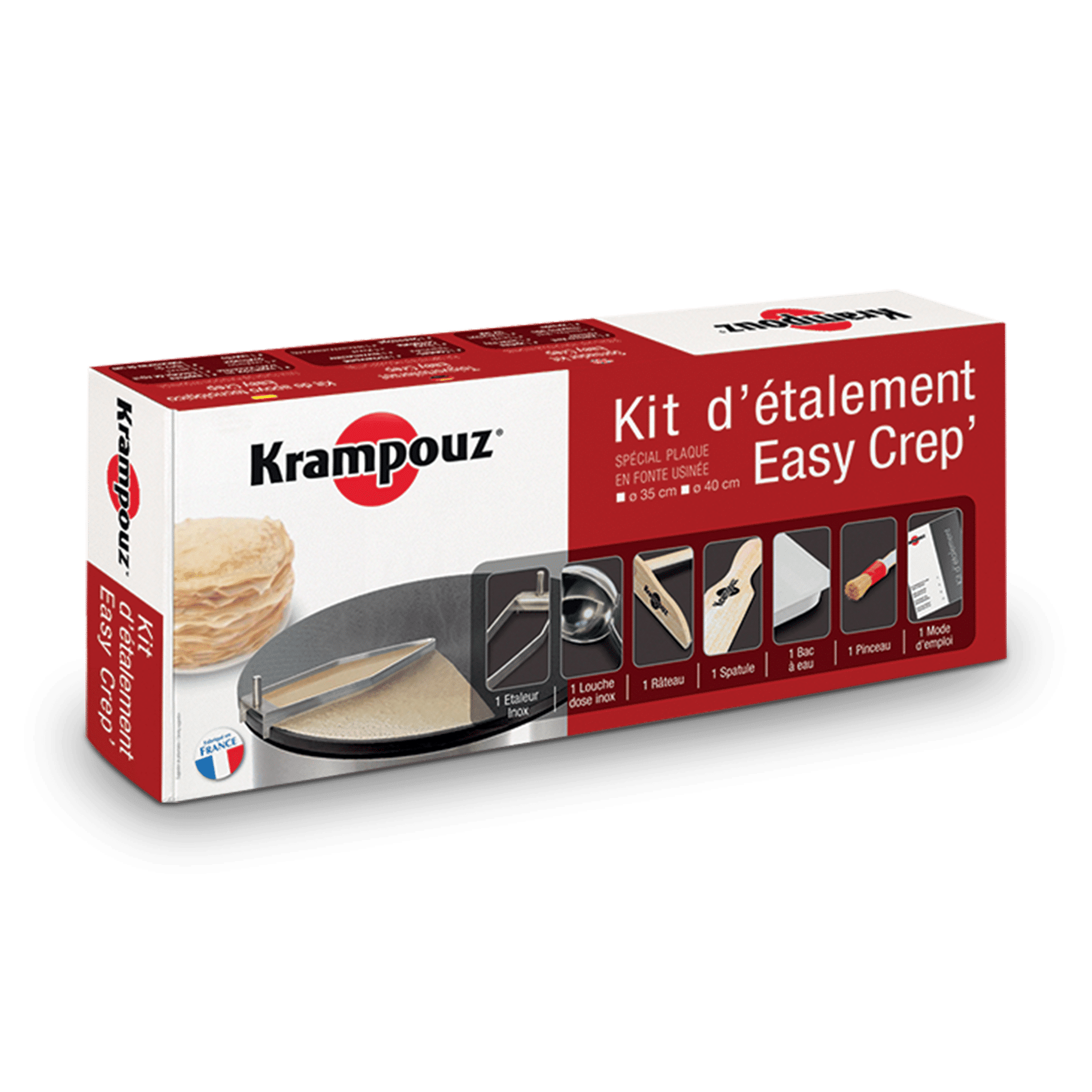 Spreading kit for crepe makers