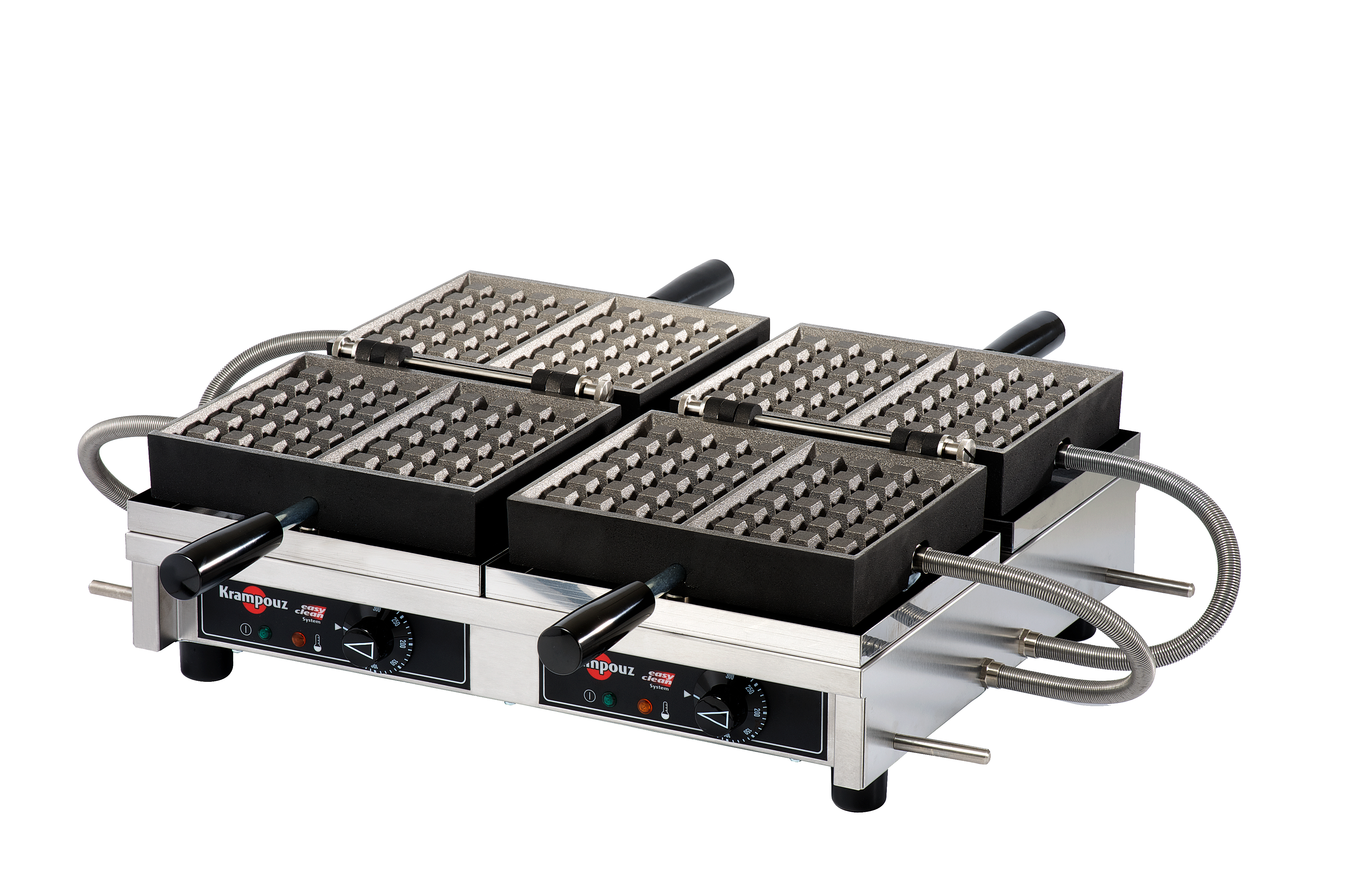 180° double waffle makers