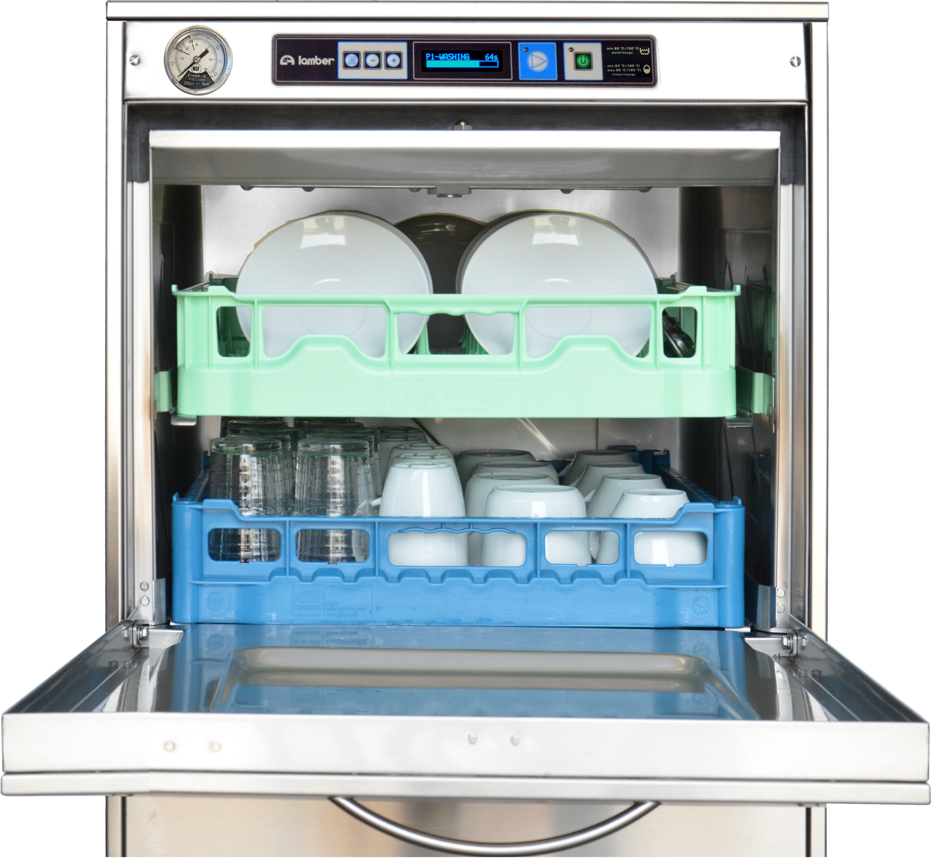 Deluxe High-Temperature Undercounter Dishwasher