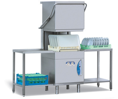 High-Temperature Pass-Through Dishwasher