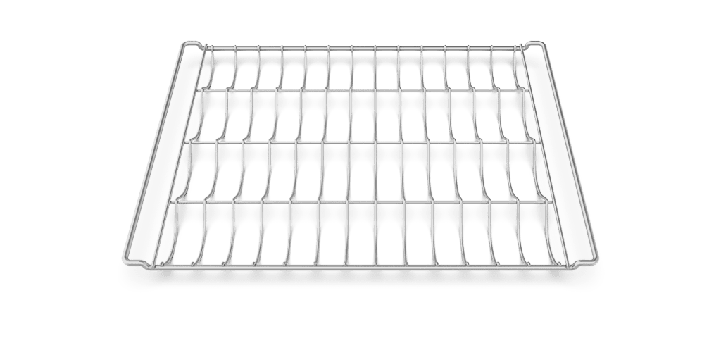 4-Channel Chrome-Plated Grid for Pre-Baked Baguettes 18 in x 13 in