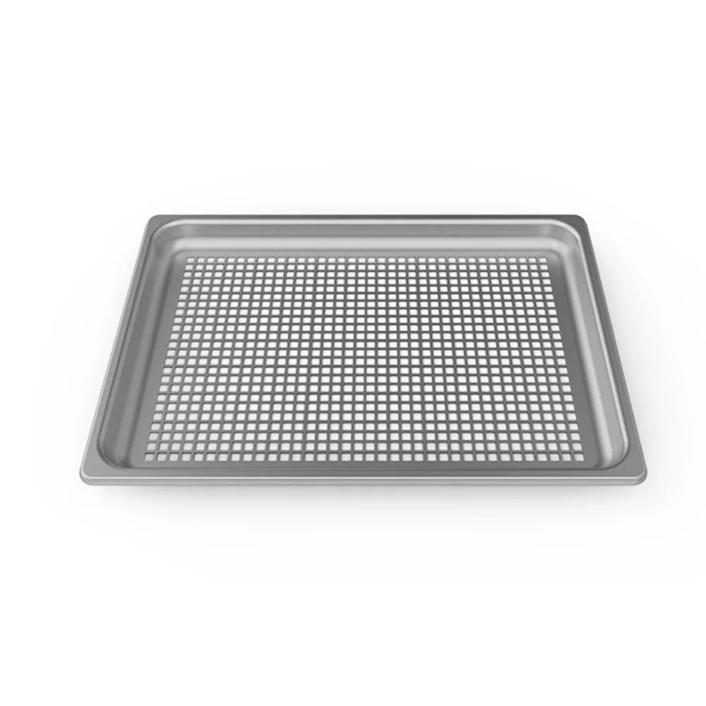 Grille en acier inoxydable pour frites 18 po x 13 po