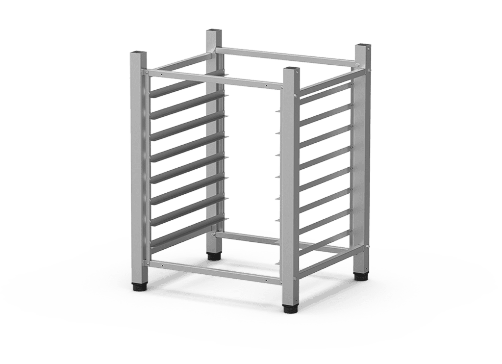 Support ouvert avec 8 supports latéraux pour fours LINEMISS demi-format XAFT113 et XAFT133